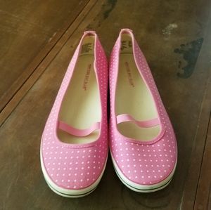 Pink w/ White Polka Dots Sneaker